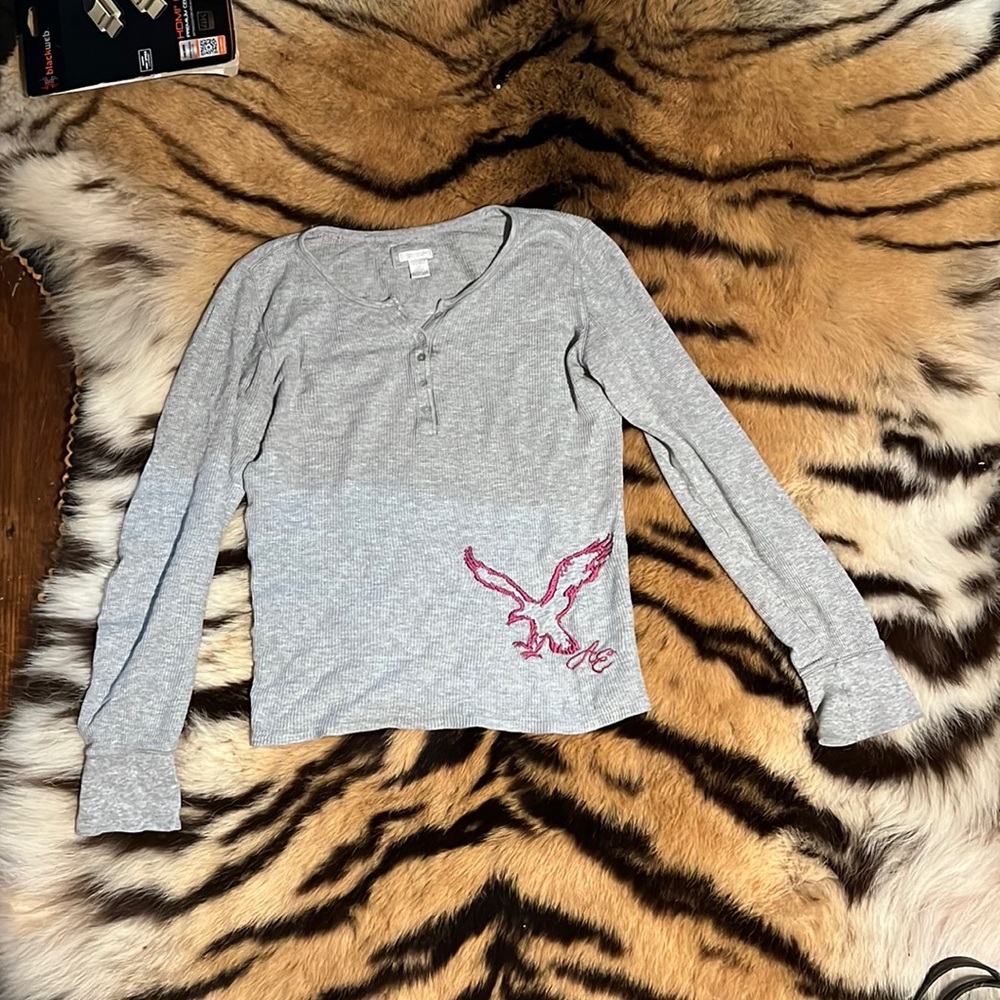 Y2k tiny american eagle top